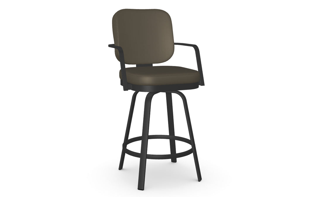 Amisco Dorsey Swivel Counter Stool