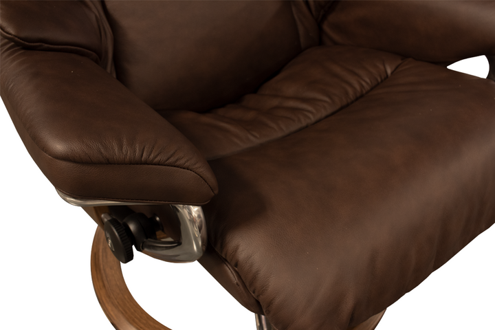 Ekornes Stressless Reno Recliner And Ottoman