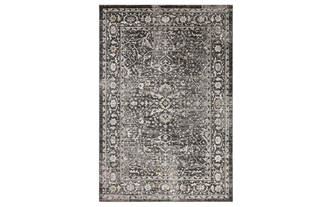 Loloi Odette Collection Charcoal Silver 7.10x10