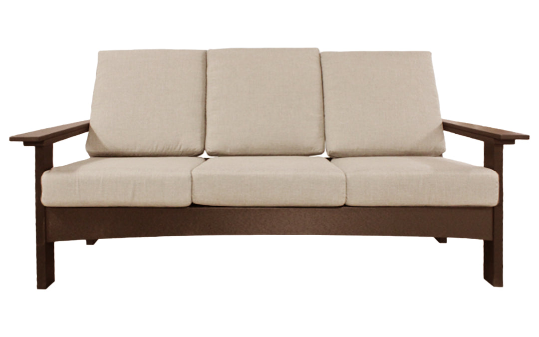 Outdoor Upholstered Sofa- Brazil Walnut