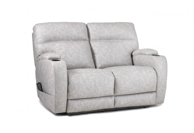 Homestretch Upholstered Power Reclining Loveseat