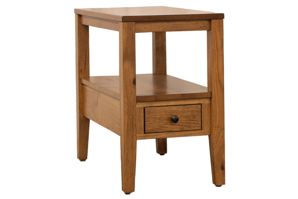 Rustic Hickory End Table