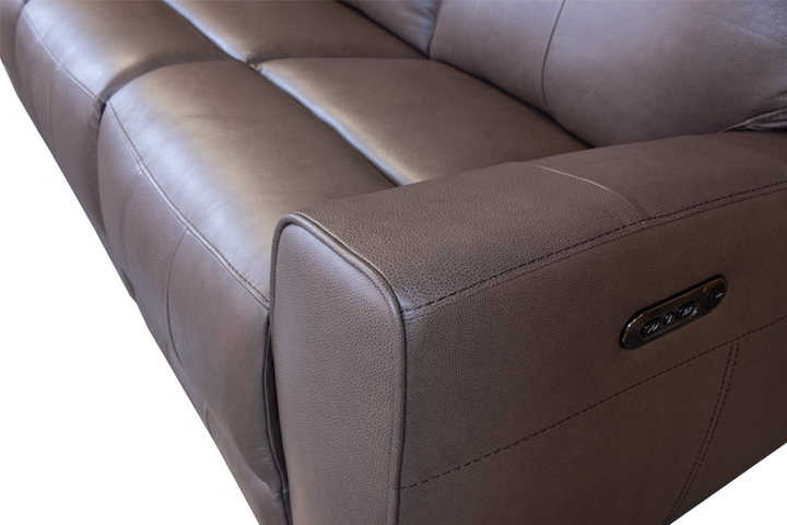 Violino Power Reclining Leather Sofa
