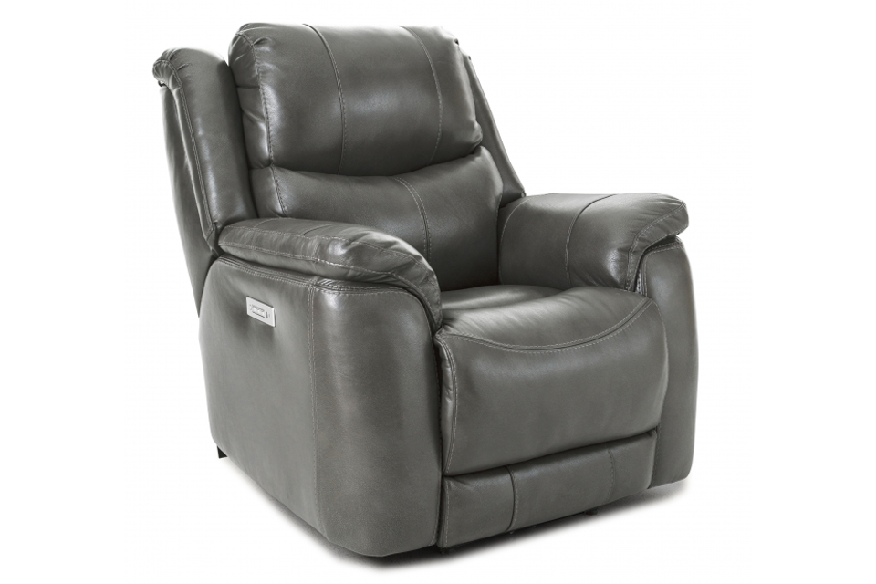 Homestretch Leather Power Recliner