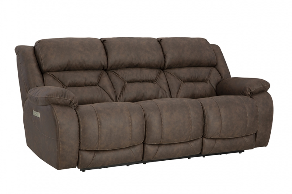 Homestretch Upholstered Power Reclining Sofa