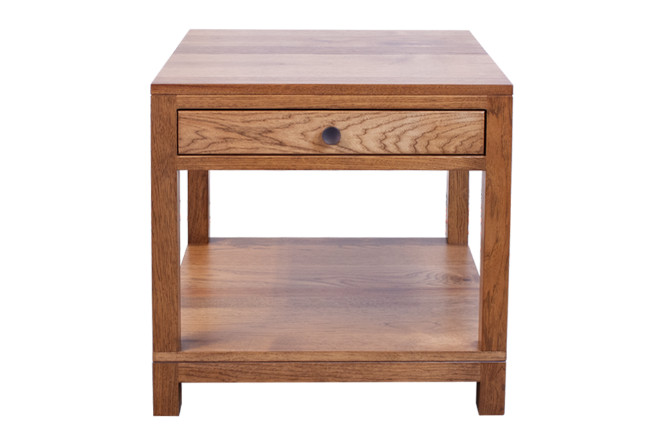Rustic Hickory End Table