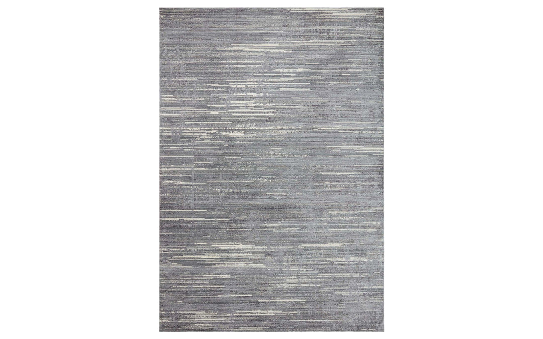 Loloi Arden Collection Grey Ivory 5x7.10 Area Rug