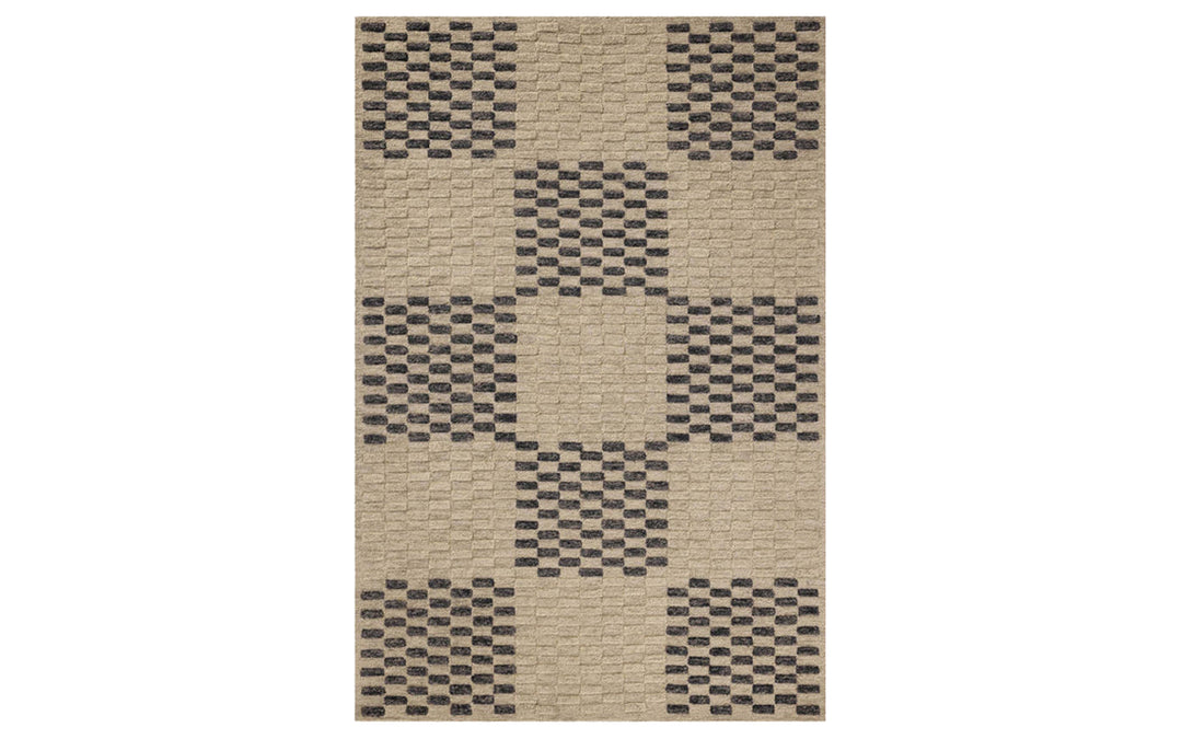 Loloi Bradley Collection Beige Midnight 7.9x9.9 Area Rug