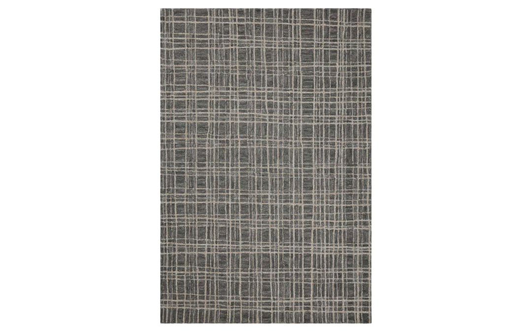 Loloi Polly Collection Graphite Pebble 7.9x9.9 Area Rug
