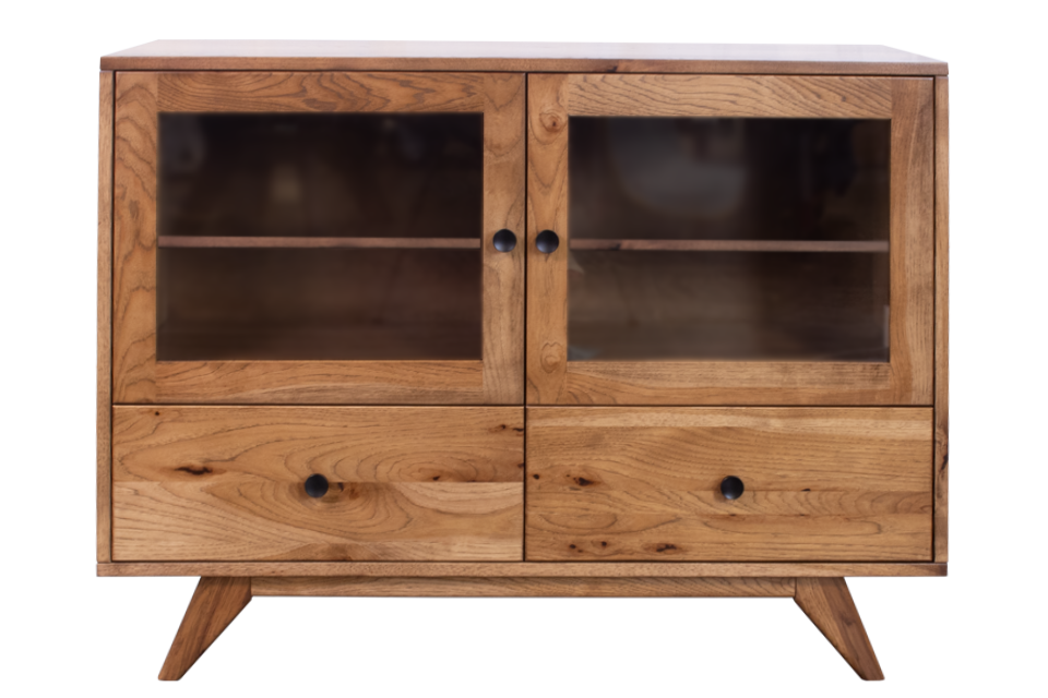 Rustic Hickory Media Console