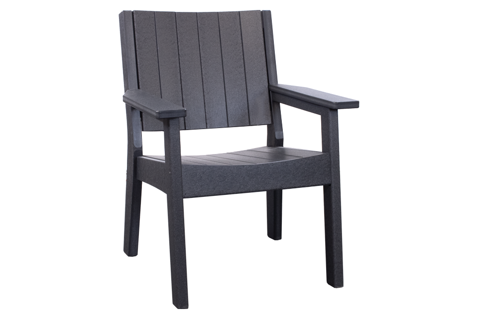 Outdoor Chat Chair - Midnight Gray