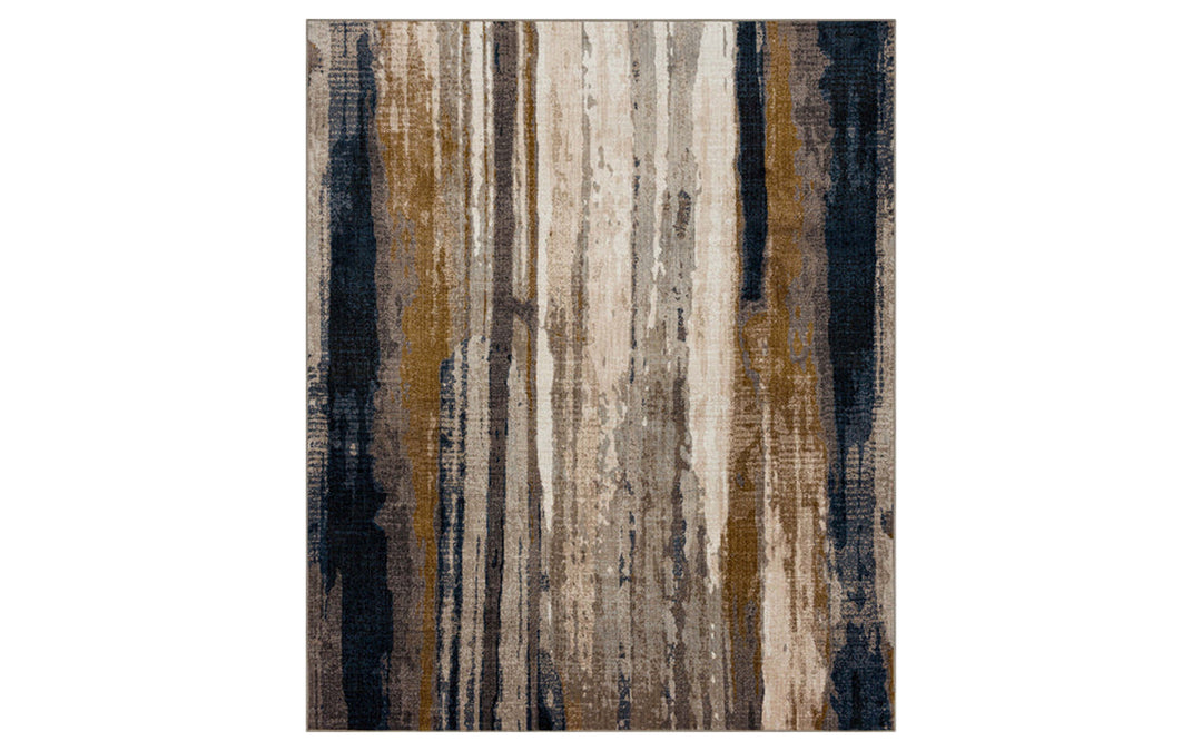 Milestone by Karastan Rugs Lithology Dark Grey 8 X 10 Area Rug