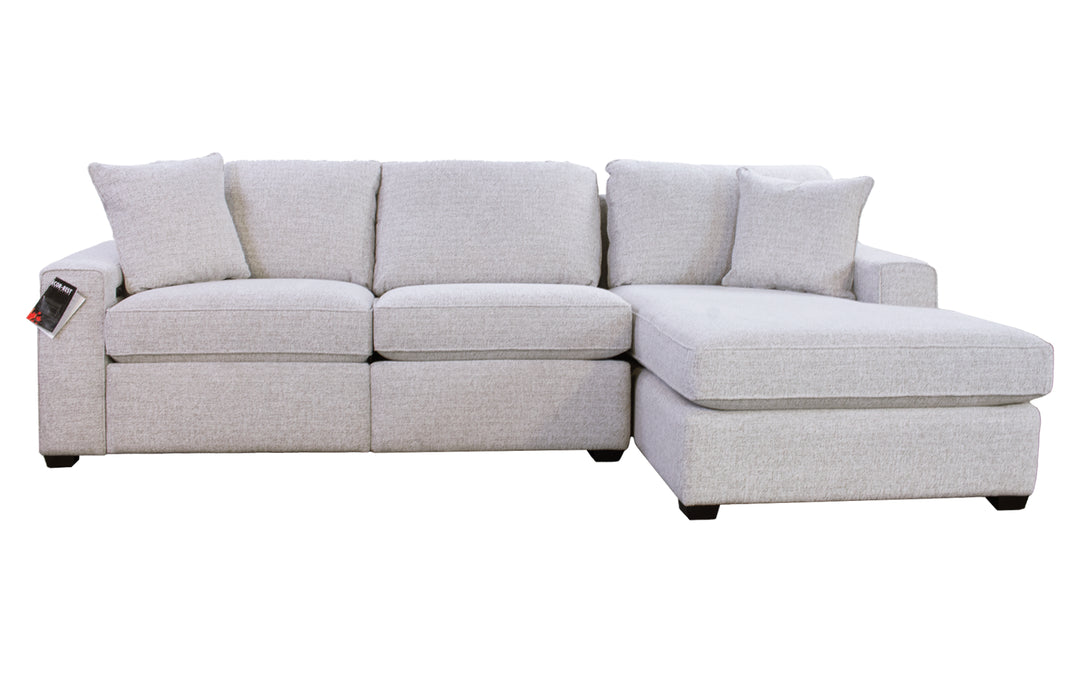 Decor-Rest Upholstered Power Reclining Sofa Chaise