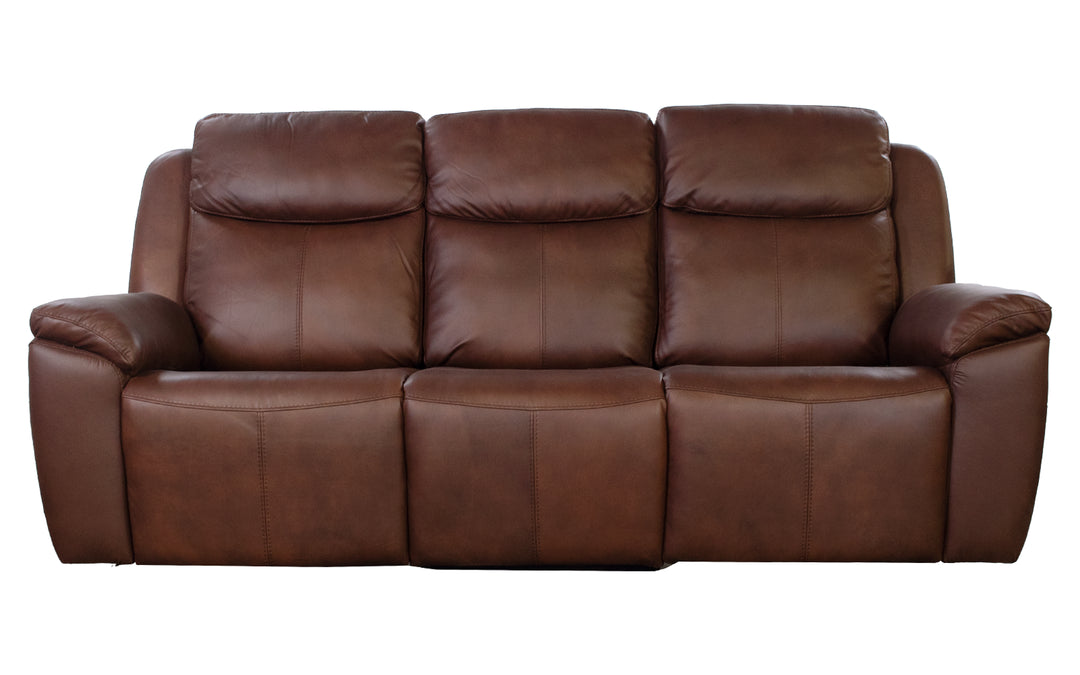 Kuka Leather Manual Reclining Sofa