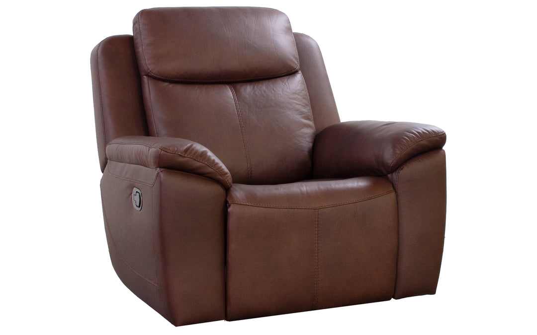Kuka Leather Manual Recliner