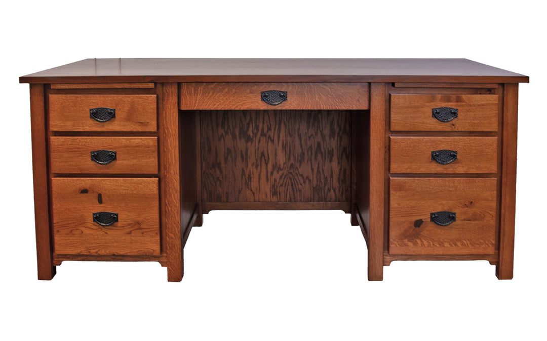 Quartersawn Hard White Oak Desk