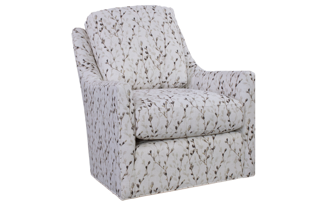 Smith Brothers Upholstered Swivel Glider