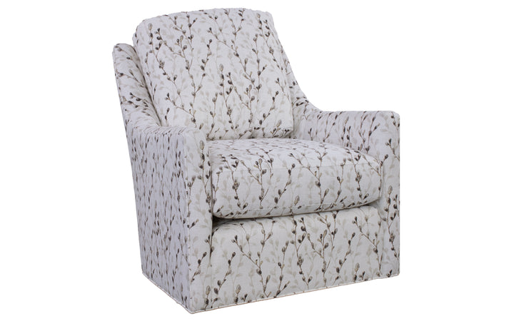 Smith Brothers Upholstered Swivel Glider