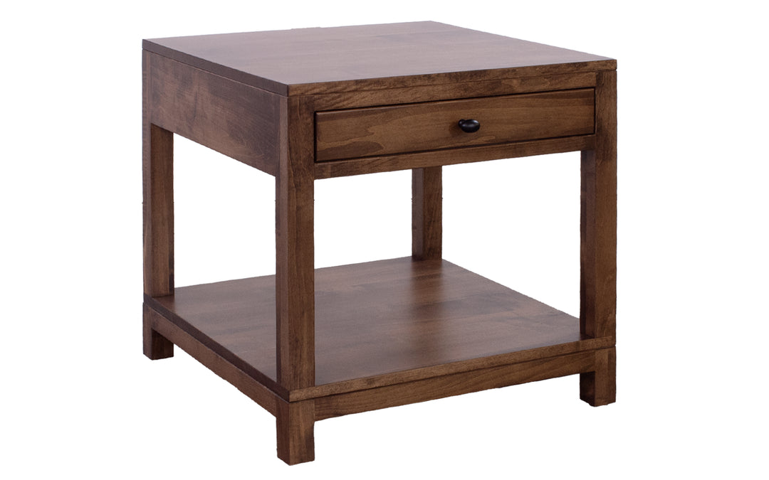 Brown Maple End Table