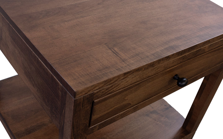 Brown Maple End Table