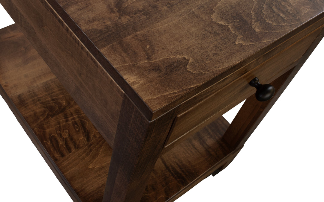 Brown Maple End Table