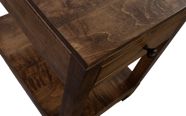 Brown Maple End Table