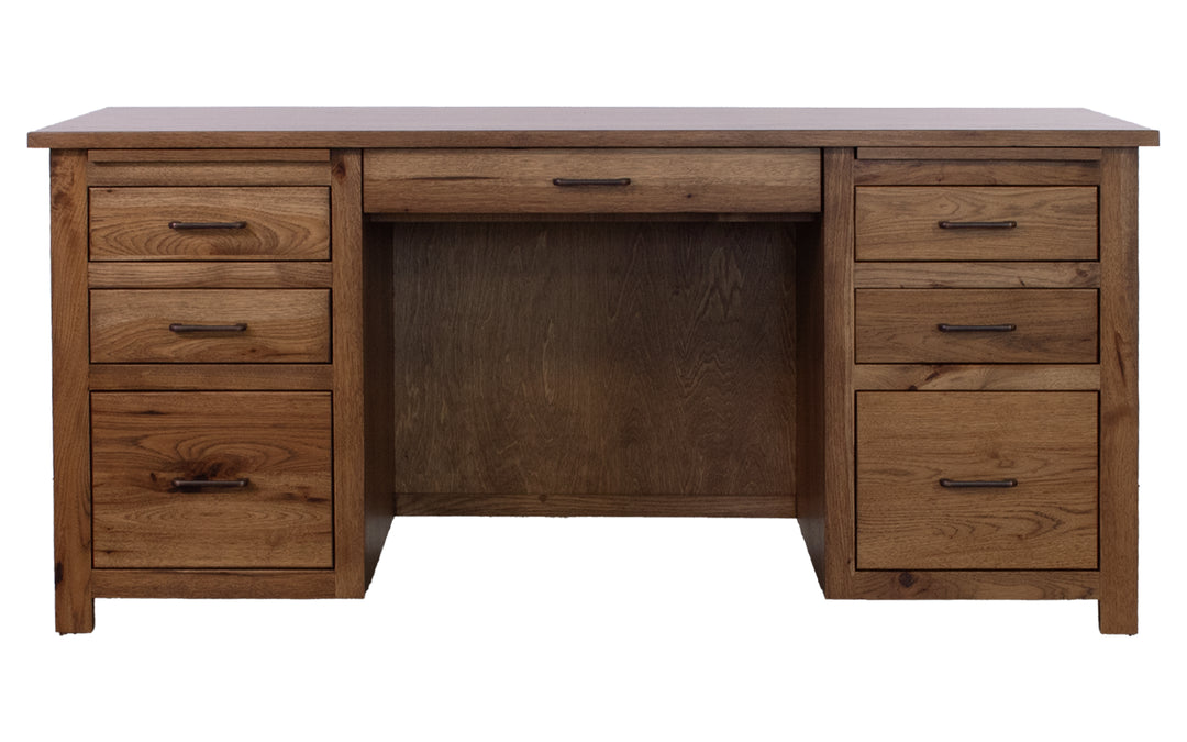 Rustic Hickory Desk