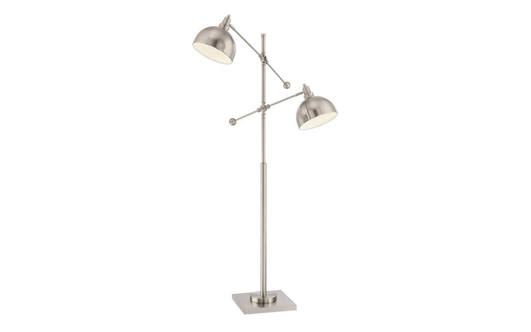 Cupola Brushed Nickel Floor Lamp
