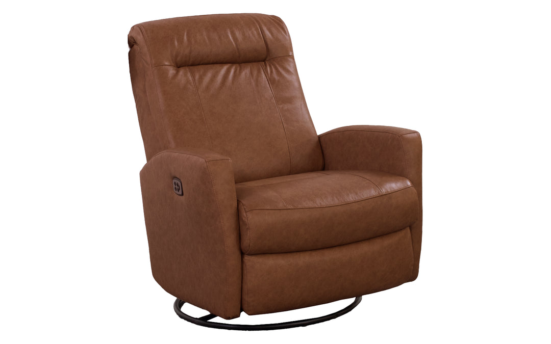 Best Leather Swivel & Glide Power Recliner