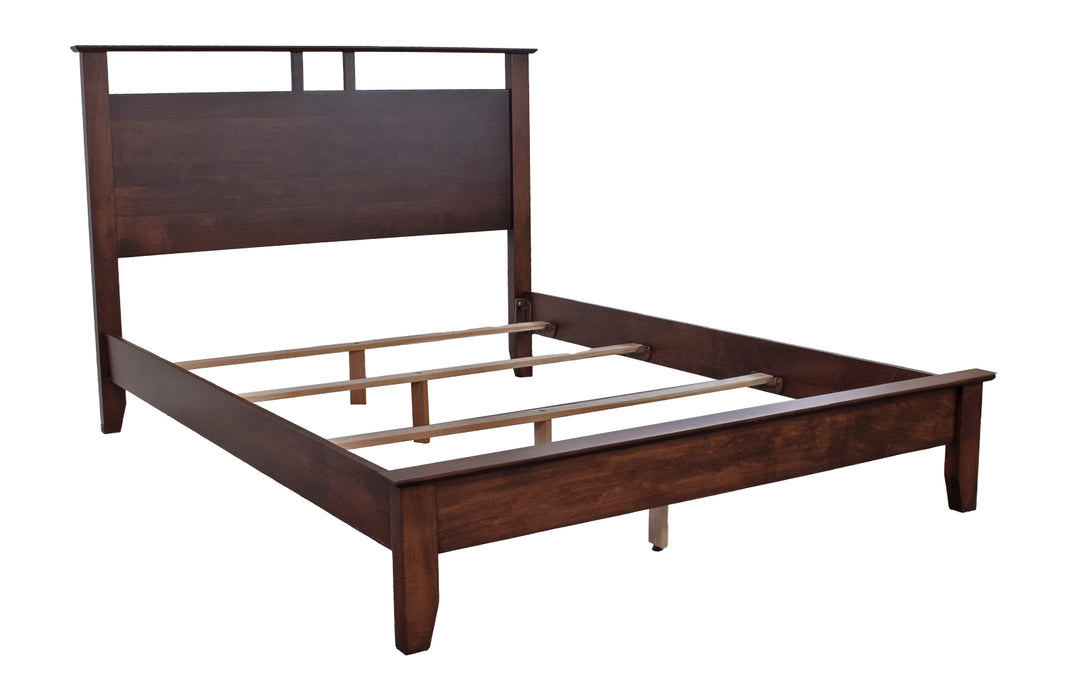 Brown Maple Queen Bed