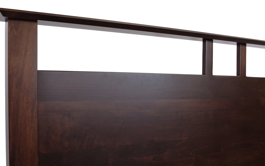 Brown Maple Queen Bed