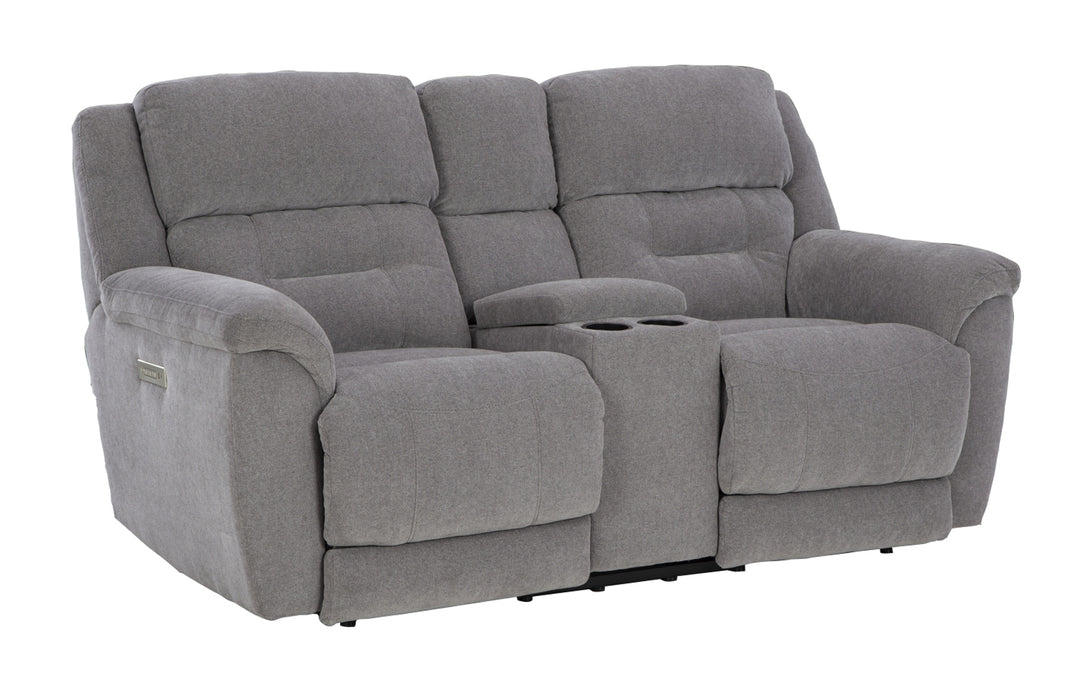 Homestretch Upholstered Power Reclining Loveseat