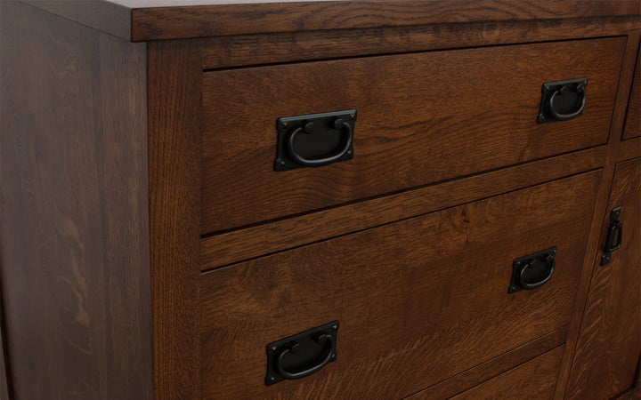 Rustic Quartersawn White Oak Dresser