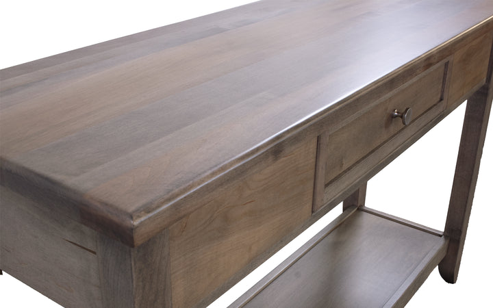 Brown Maple Sofa Table