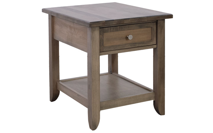 Brown Maple End Table
