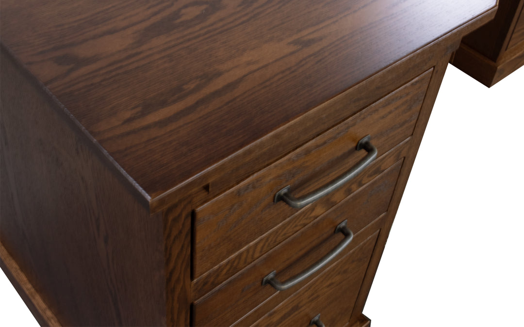 Oak Wedge Desk