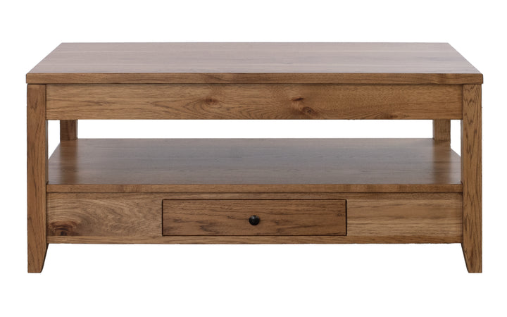 Rustic Hickory Lift Top Coffee Table
