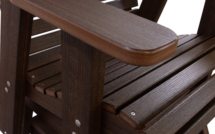 Outdoor Counter Glider - Brazil Walnut