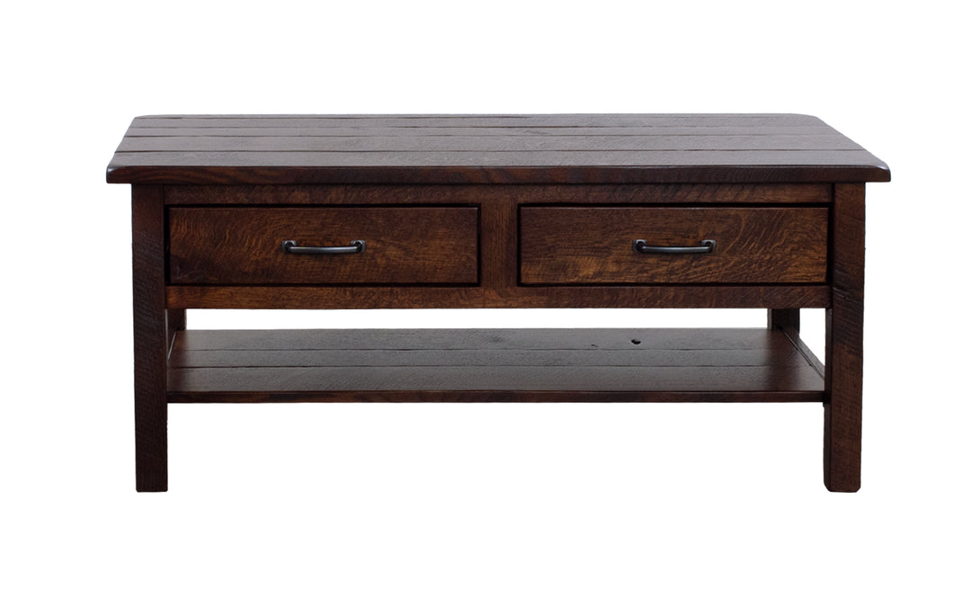 Rustic Quartersawn White Oak Coffee Table
