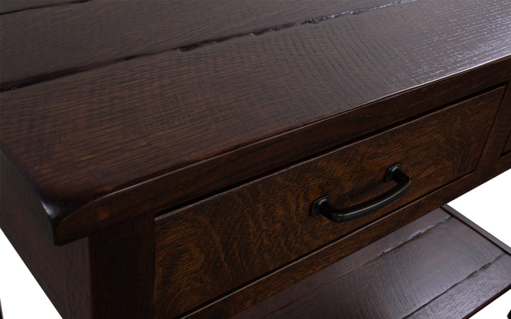 Rustic Quartersawn White Oak Sofa Table