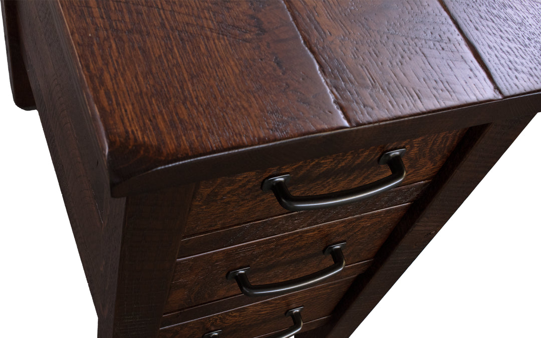 Rustic Quartersawn White Oak End Table