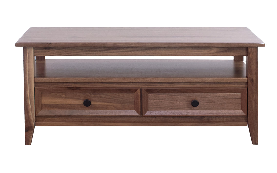 Rustic Walnut Coffee Table