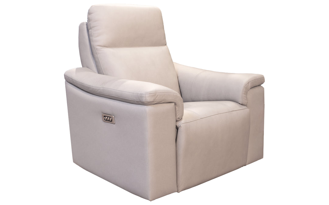 Elran Leather Power Recliner