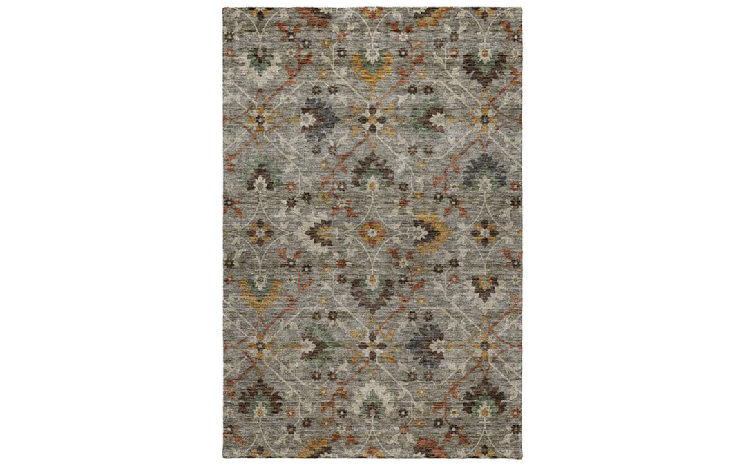 Dalyn Silk Road Collection Pewter 5 x 7.6