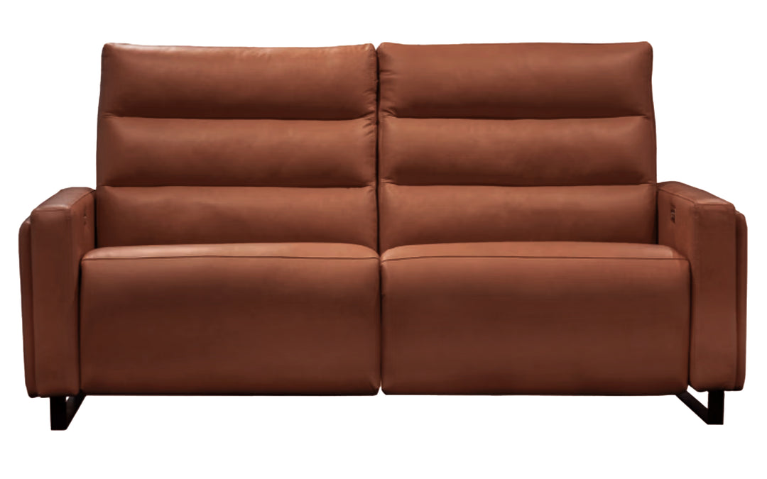 Elran Leather Power Reclining Sofa