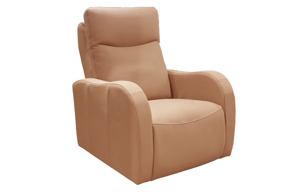 Elran Leather Swivel & Glide Power Recliner