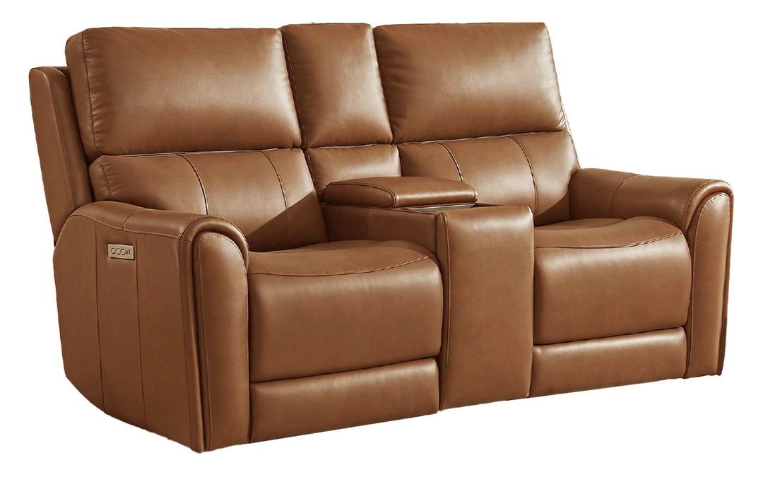 InMotion Leather Power Reclining Loveseat