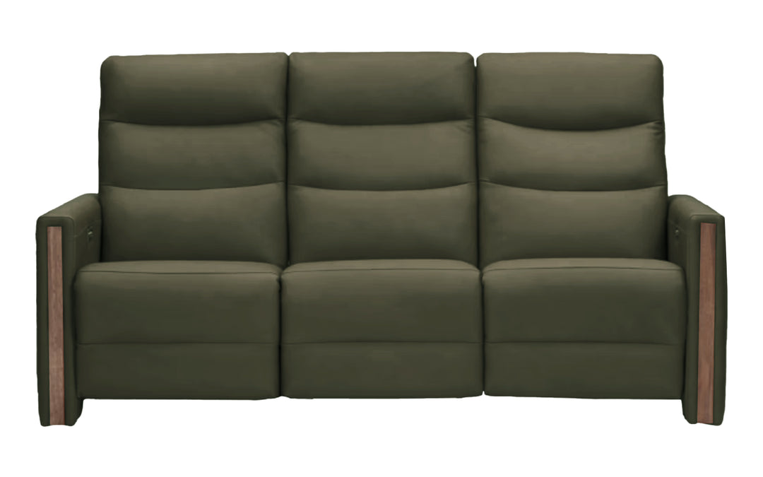 Elran Leather Power Reclining Sofa