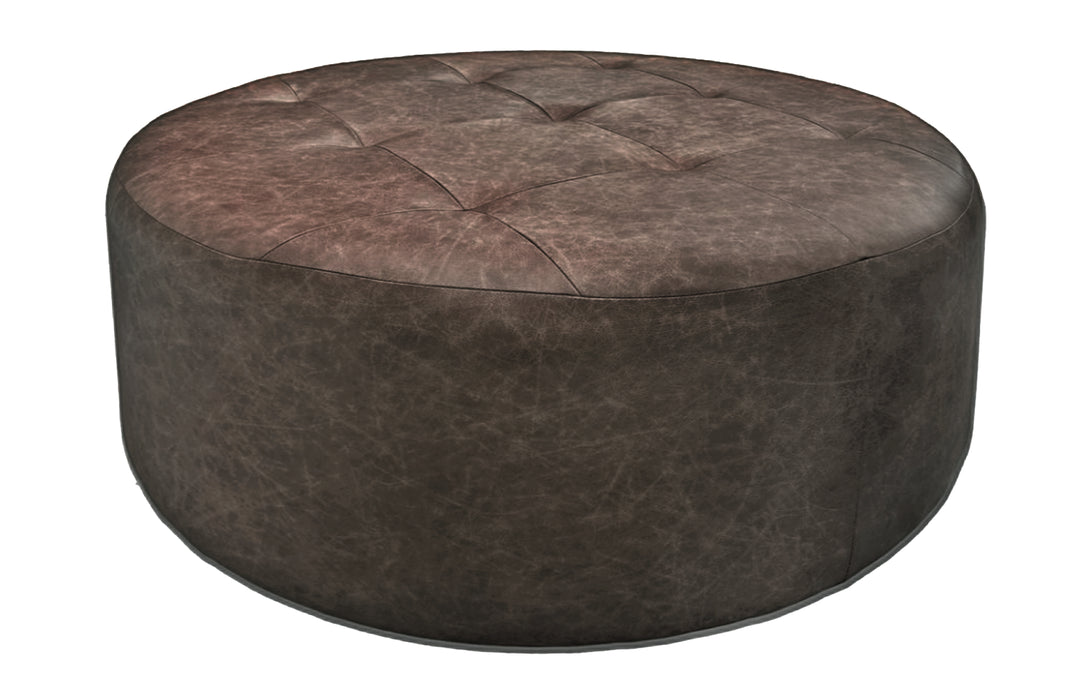 Noble Maxwell Leather Ottoman