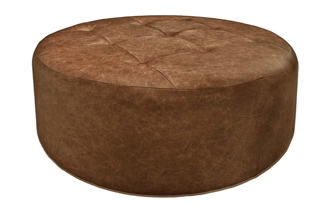 Noble Maxwell Leather Ottoman